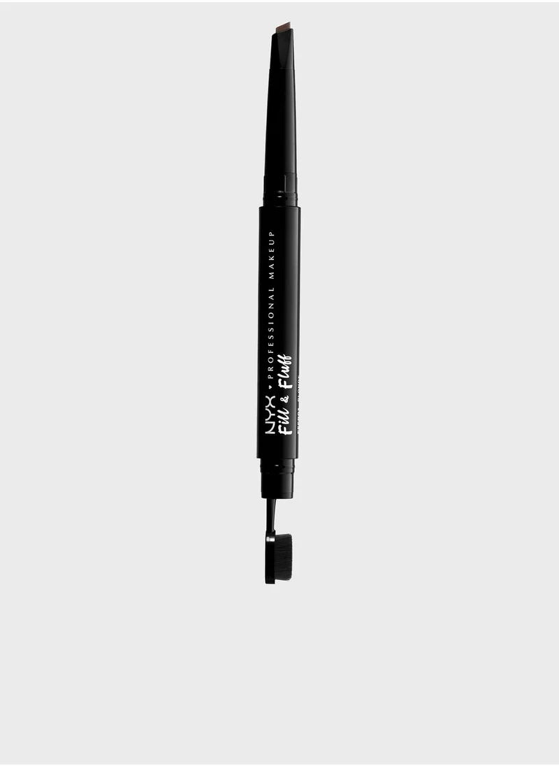 NYX PROFESSIONAL MAKEUP Fill & Fluff Eyebrow Pomade Pencil-Chocolate