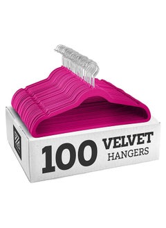 ZOBER Nonslip Velvet Hangers, Shirt Hangers, Ultrathin Space-Saving  - Image 1