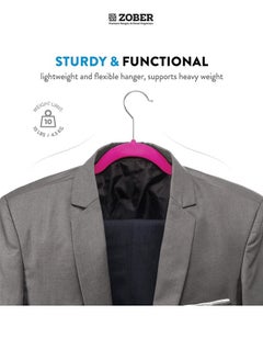 ZOBER Nonslip Velvet Hangers, Shirt Hangers, Ultrathin Space-Saving  - Image 5