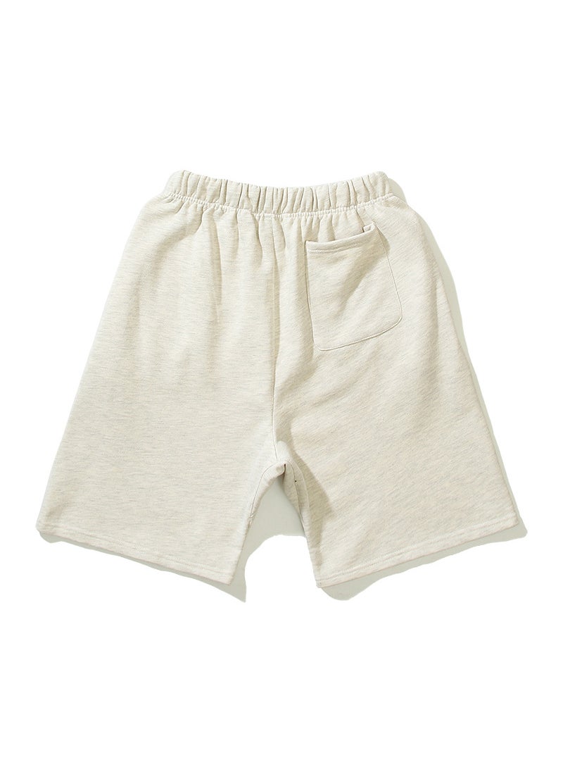 Generic - FEAR OF GOD Season 7 Velvet Print Shorts Unisex Oat Ash - Image 1