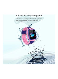 IAF 260.0 mAh Q12 Kids Smart Watch Phone with LBS Tracking and SIM Card Support Blue  - Image 5
