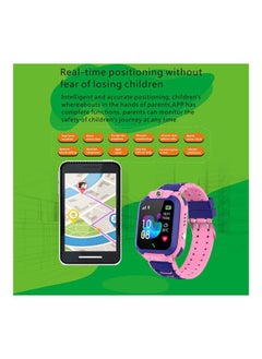 IAF 260.0 mAh Q12 Kids Smart Watch Phone with LBS Tracking and SIM Card Support Blue  - Image 3