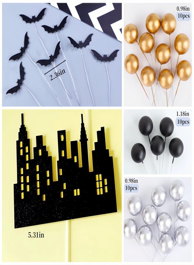 LAST HOE DOWN Bat Cupcake Toppers Bat Theme Birthday Party Bat Birthday Party Decoration - Image 5