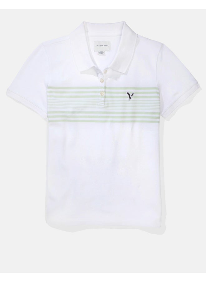 American Eagle - AE Striped Polo Shirt - Image 1