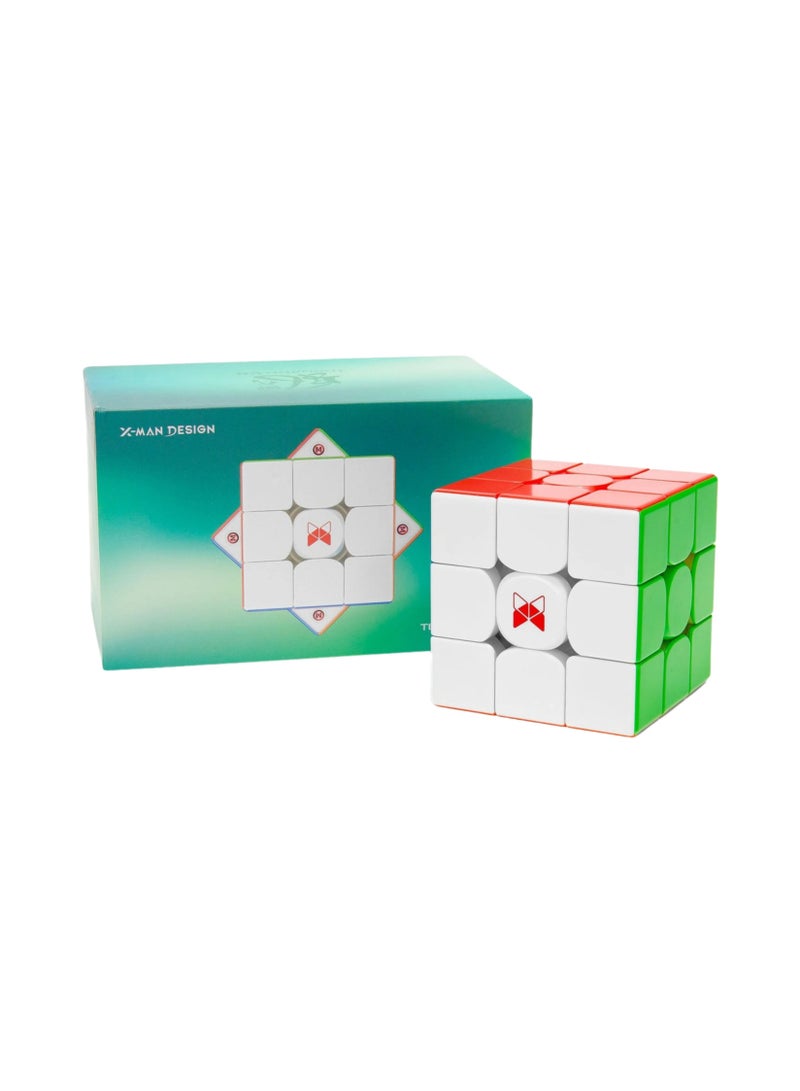 QiYi Qiyi Tornado V4 3X3 Magnetic SpeedCube Pioneer UV Coated, 55.5mm, MagLev Technology, For Kids and Adults  - Image 2