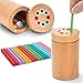 Nagpew Woodern Montessori Sticks 8 Colors Sorting Toys for Age 13 Educational Fine Motor Developmental Sensory Matching Game for Kids Boys Girls - Image 2