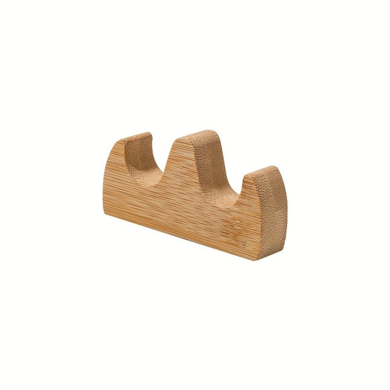 Elegant Wooden 1PC Pen Holder With Fluted Handle Multi Compartment Design For Organized Stationery Desk Storage Home Office Decor Sleek Durable Material - Image 1