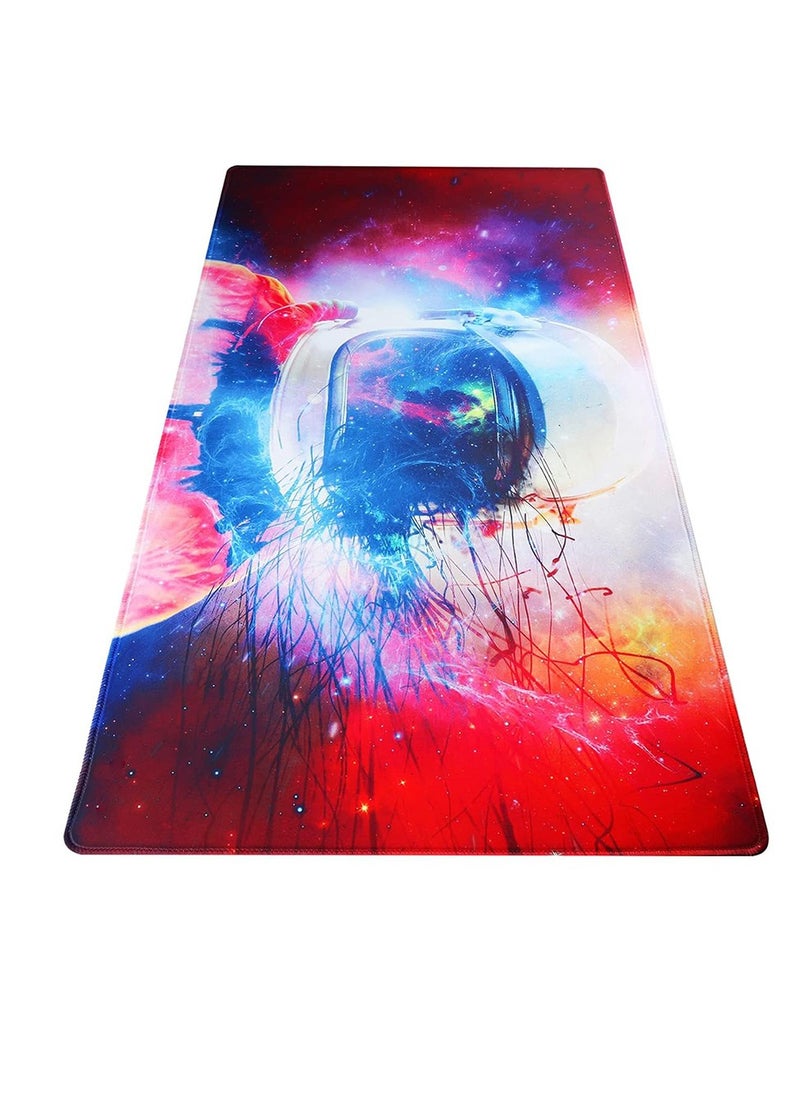 Generic Abstract Astronaut Design Gaming Mouse Pad, Rubberized Non-Slip with Stitched Edges, Suitable for All Mouse Sensitivities and Sensors and Fast Mouse Movements, Size 80 x 30 x 2mm  - Image 2