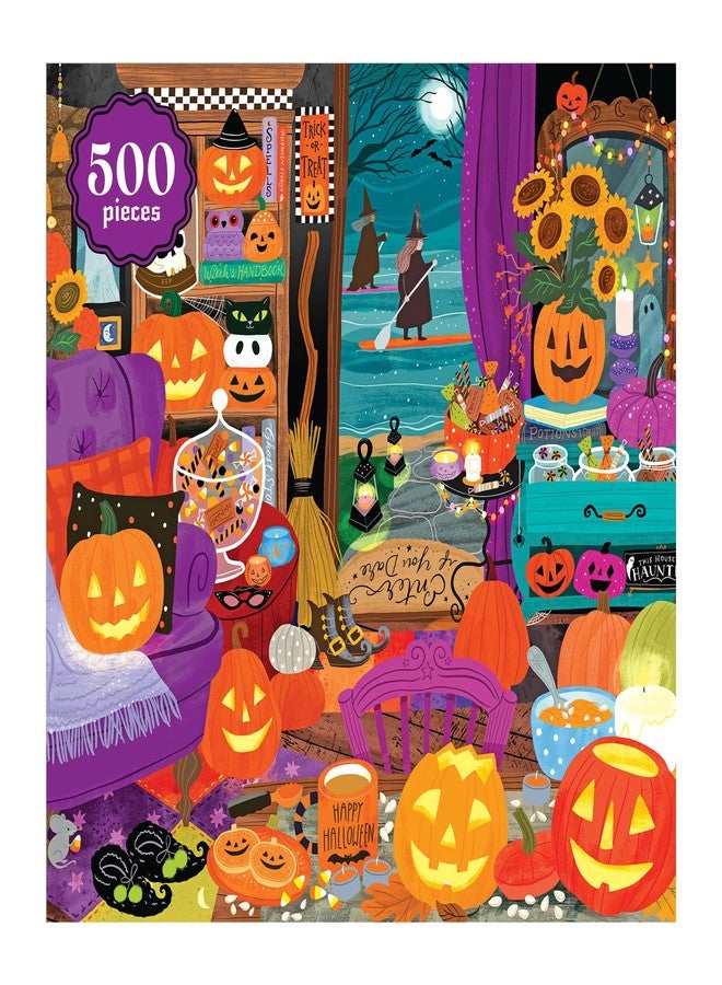 RoseArt - Witching Hour - 500 Piece Halloween Jigsaw Puzzle - Spooky Seasonal Fun for Adults - Image 4