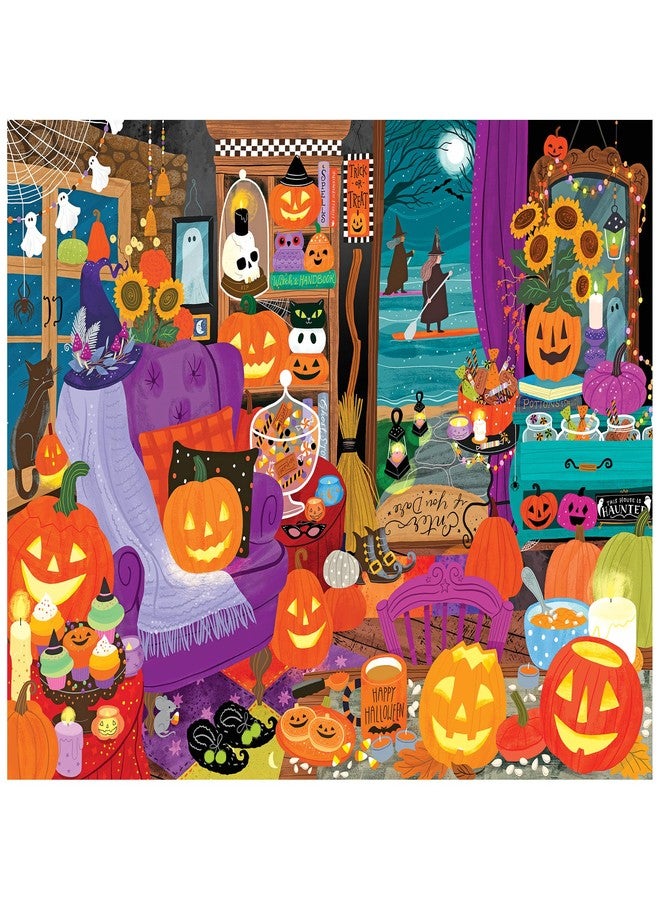 RoseArt - Witching Hour - 500 Piece Halloween Jigsaw Puzzle - Spooky Seasonal Fun for Adults - Image 1