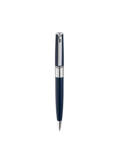POLICE POLICE Serif Stainless Steel Extra Fine Drill Ballpoint Pen (PEACP2000309, Blue)  - Image 1