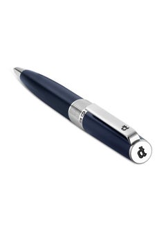 POLICE POLICE Serif Stainless Steel Extra Fine Drill Ballpoint Pen (PEACP2000309, Blue)  - Image 2