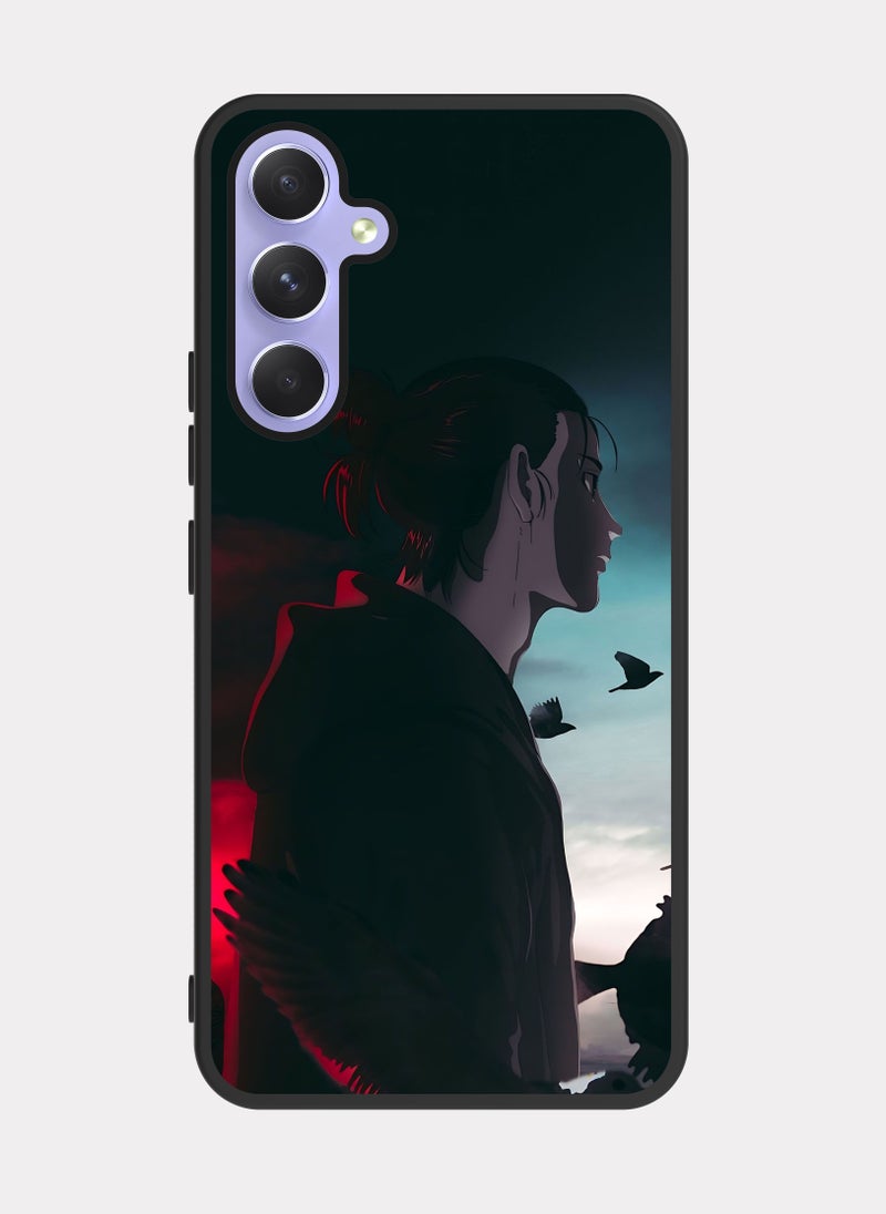 PXLAAT Samsung Galaxy A54 case cover Attack On Titan Eren Yeager - Image 1