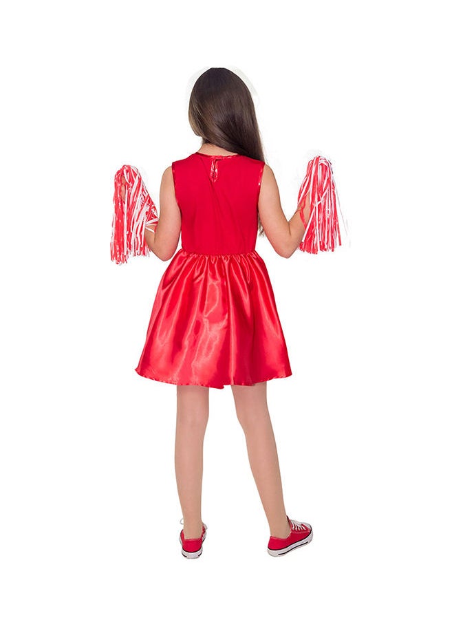 Rubies Costume - Disney High School Musical Wildcat Cheerleader Girls Costume - Image 1