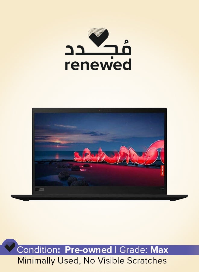 Lenovo Renewed - Thinkpad X1 Carbon Laptop With 14-Inch Full HD Display, Core i5 Processor/10th Gen/Quad Core/8GB RAM/256GB SSD/Intel HD Graphics/Windows 10 Pro English black