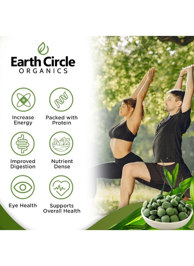 Earth Circle Organics - Earth Circle Organics Premium Chlorella - 1000 Tablets - Image 1