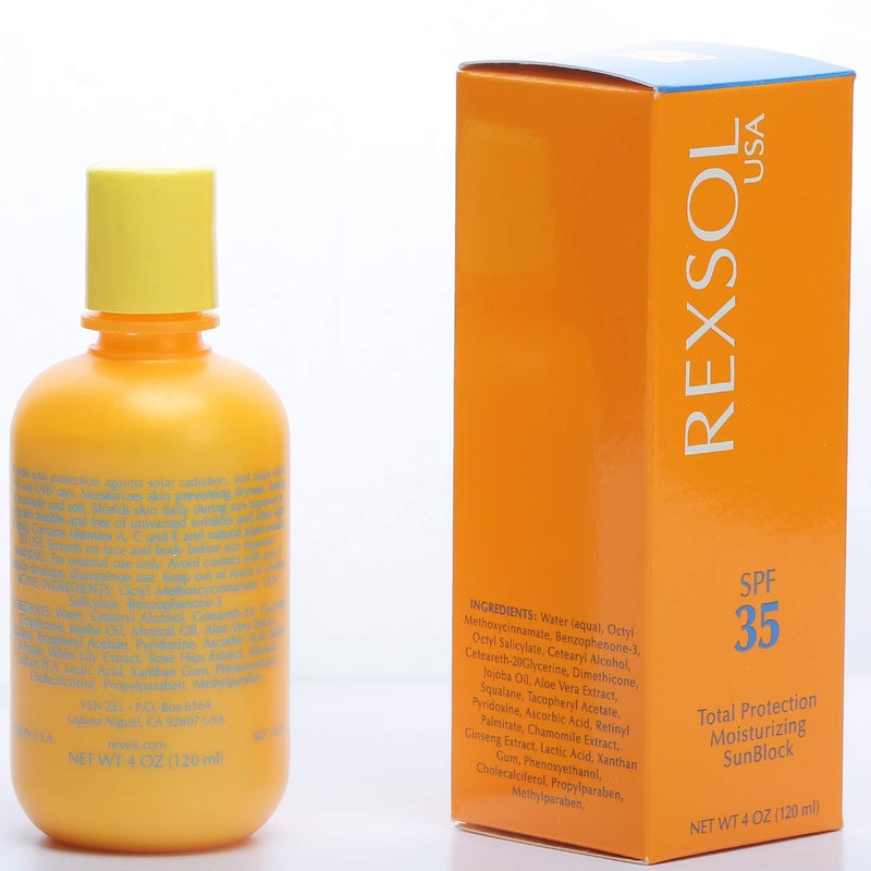 REXSOL Total Protection SPF 35 Moisturizing SunBlock - Image 2