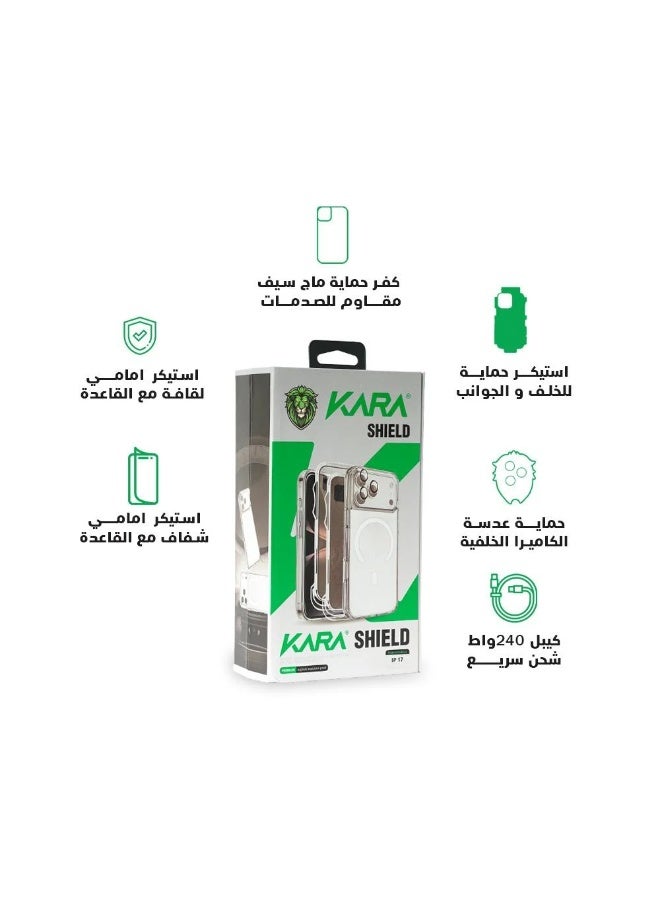 كارا iPhone 17 Pro Case, Transparent Case, Full Protection, Camera Lens Protection, Shockproof Case, Wireless Charging, MagSafe Compatible, Soft TPU, Explosion Proof, 360 Protection, Luxury Case, Protective Cover 17 Pro, iPhone Accessories, Scratch-Resistant Case, Premium Transparent Case, Integrated Protection, Break-Resistant iPhone Case, Matte Case, Lens Protection, Full Phone Cover, Magnetic Transparent Case, Matte Screen Protector, Ceramic Screen Protector, Full Body Shock Protection, Complete iPhone Protection Kit, Anti-Break Protection - Image 3