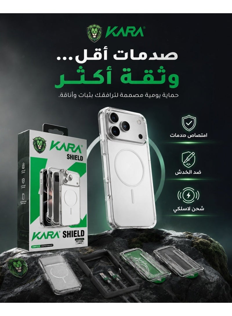 كارا iPhone 17 Pro Case, Transparent Case, Full Protection, Camera Lens Protection, Shockproof Case, Wireless Charging, MagSafe Compatible, Soft TPU, Explosion Proof, 360 Protection, Luxury Case, Protective Cover 17 Pro, iPhone Accessories, Scratch-Resistant Case, Premium Transparent Case, Integrated Protection, Break-Resistant iPhone Case, Matte Case, Lens Protection, Full Phone Cover, Magnetic Transparent Case, Matte Screen Protector, Ceramic Screen Protector, Full Body Shock Protection, Complete iPhone Protection Kit, Anti-Break Protection - Image 4