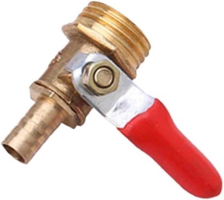 Brass Ball Valve 1 2 Inch Male Thread Connector With 6mm Hose Barb Pipe Fitting - Image 3