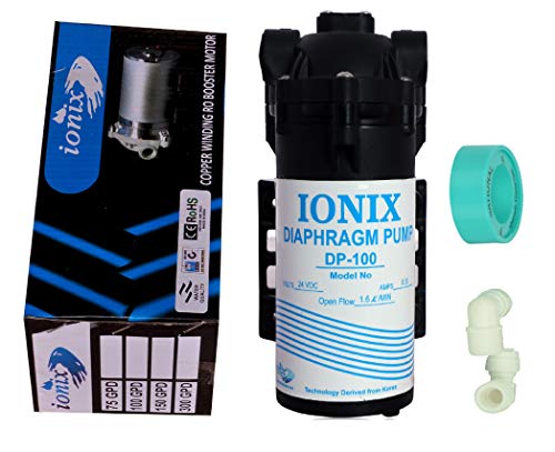 Ionix DP-100 RO Booster Pump 100 GPD, Ro Pump 100 GPD, Compatible with All Storage Type RO's, Universal Type Motor, 1 Year Warranty (100 GPD Universal RO Motor) - Image 3
