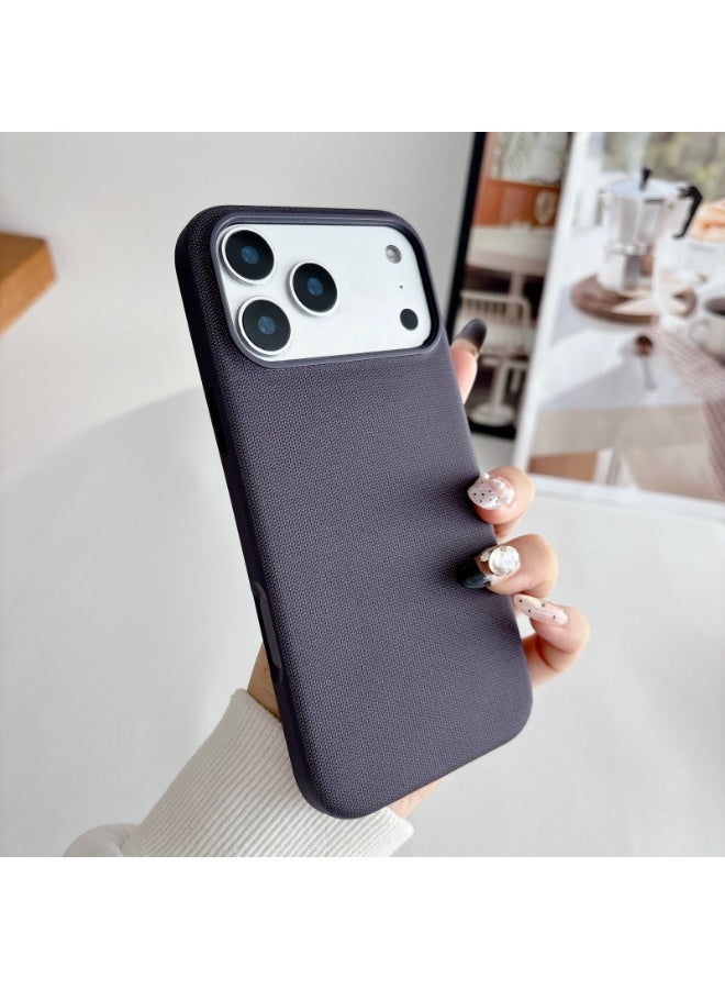 Premium Tech Fabric Magnetic Phone Case for iPhone 17 Pro Max with Camera Control Button, Luxury Woven Shockproof Protective Cover - Image 1