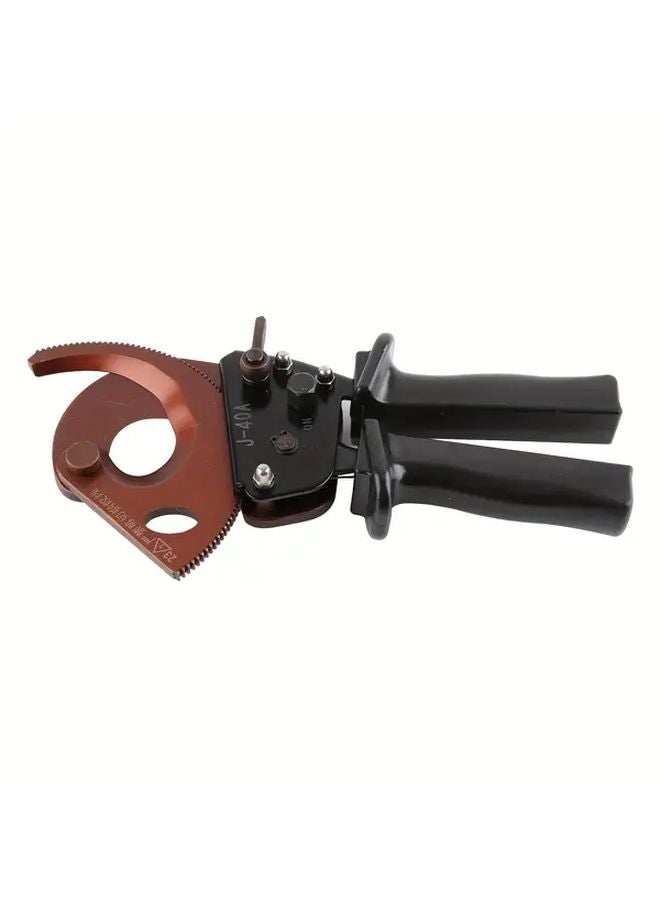 J40A Ratchet Cable Cutter 300mm² Steel Blade Heavy Duty Industrial Manual Wire Scissors - Image 4