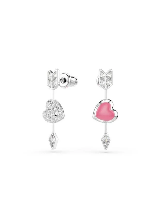 SWAROVSKI  Idyllia Crystal Rhodium Plated Pierced Earrings for Women | Best Price UAE