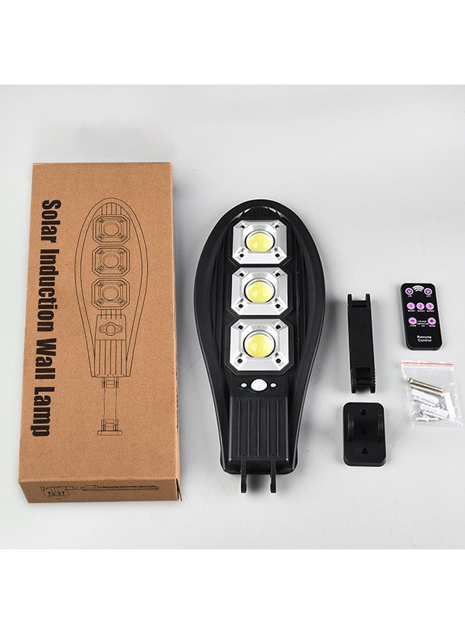 New remote control outdoor solar garden light human body sensing LED street light  - Image 5