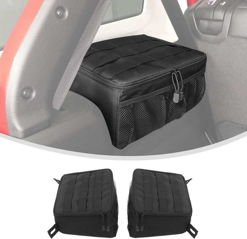 Linskip Wheel Well Storage Bag for 2024 Jeep Wrangler - Multi-Compartment Trunk Organizer - Image 1