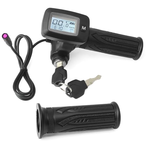 VAINELY Upgrade 48V Throttle with M Key button Replacement for tutti Soleil 01 for Tuttio Soleil01 for tutto Soleil 01 Electric Dirt Bike Note the buttonwith M is not compatible with the one without M - Image 1