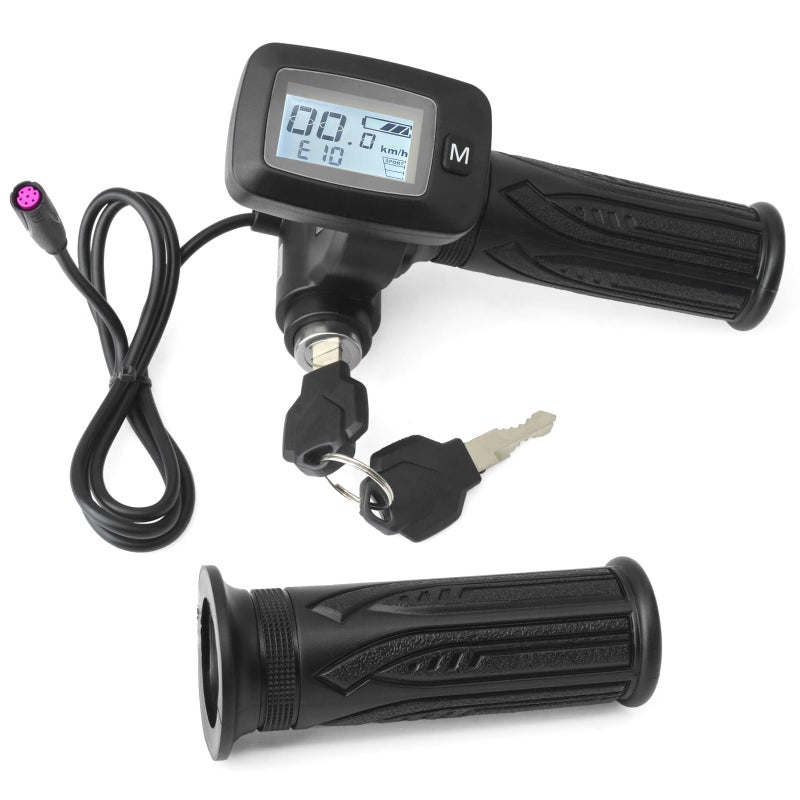 VAINELY Upgrade 48V Throttle with M Key button Replacement for tutti Soleil 01 for Tuttio Soleil01 for tutto Soleil 01 Electric Dirt Bike Note the buttonwith M is not compatible with the one without M - Image 2