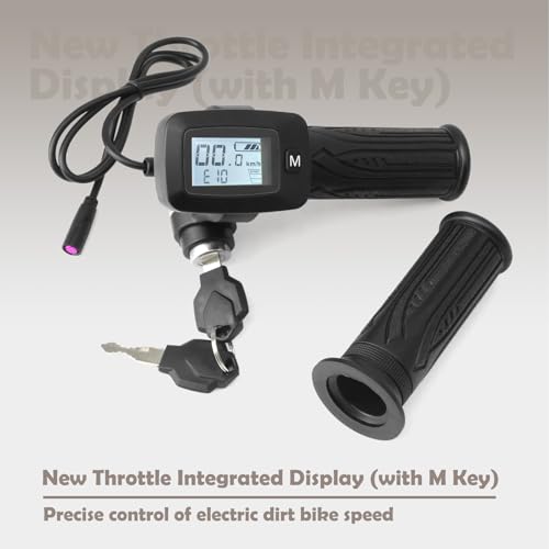 VAINELY Upgrade 48V Throttle with M Key button Replacement for tutti Soleil 01 for Tuttio Soleil01 for tutto Soleil 01 Electric Dirt Bike Note the buttonwith M is not compatible with the one without M - Image 3