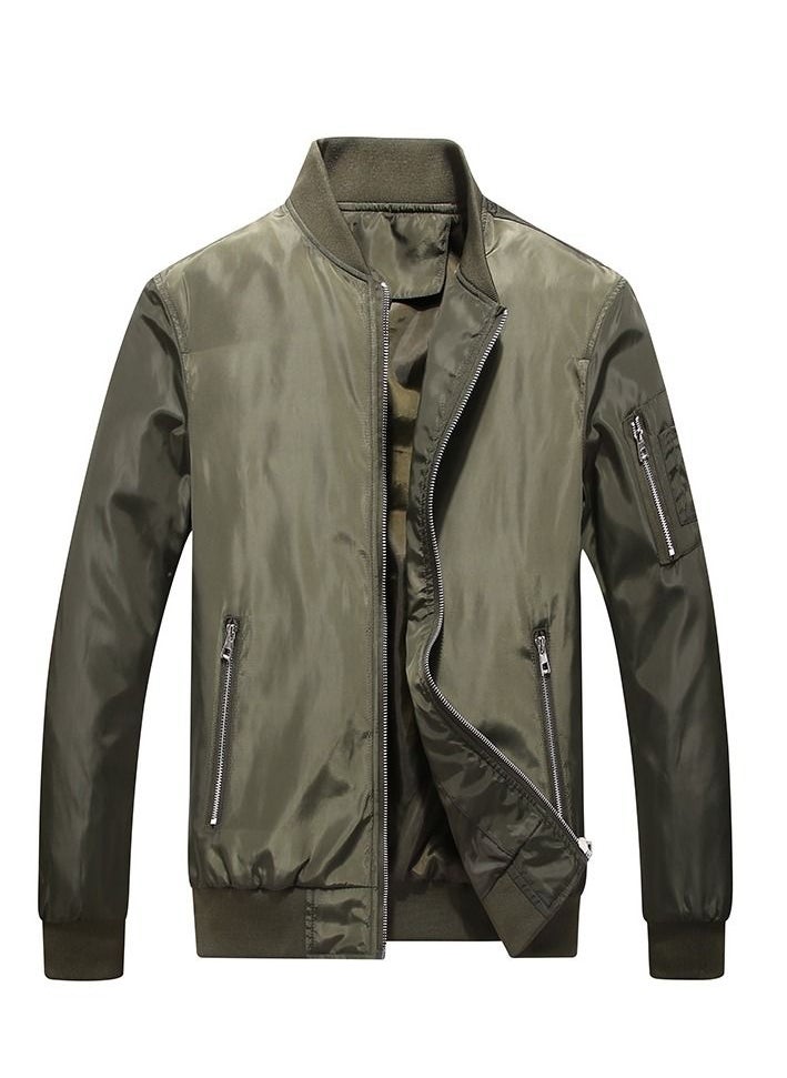 Loquat Long Sleeve Bomber Jacket  - Image 1