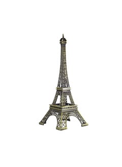 THE QUIRKY HOME THE QUIRKY HOME Antique Finish Metal Eiffel Tower Miniature Showpiece Home Decor Paris Souvenir Model Replica Monuments for Living Room Office Corporate Gift 22 cm 9 Inch 