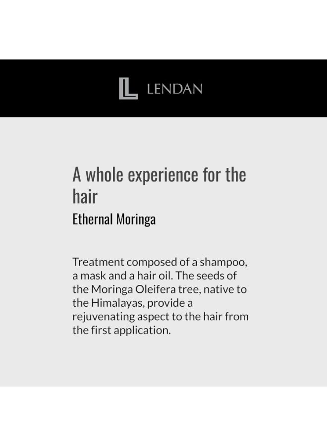LENDAN - Hair Oil with Moringa Oil - Oil Essences Ethernal Moringa - 100 ml - Hair Serum - Hair Rejuvenator - Hydrates, Nourishes, and Strengthens Hair - Image 3