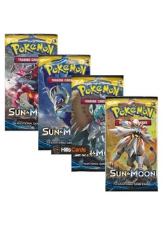 Ed Pokemon Tcg: Sun & Moon Booster Pack Collection Moon (4 Pack)