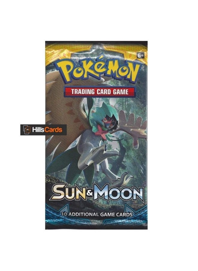 Pokemon - Ed Pokemon Tcg: Sun & Moon Booster Pack Collection Moon (4 Pack) - Image 1