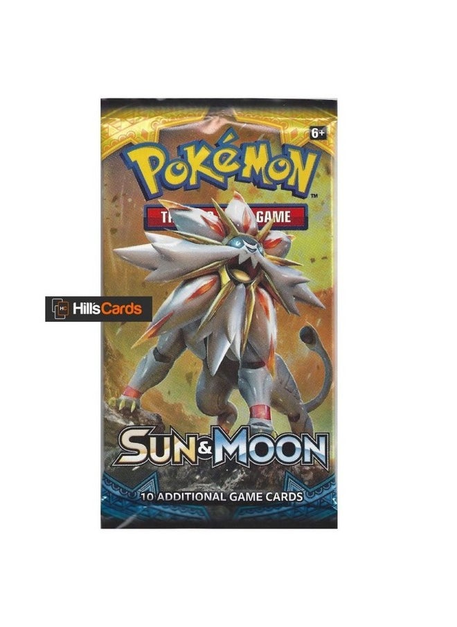 Pokemon - Ed Pokemon Tcg: Sun & Moon Booster Pack Collection Moon (4 Pack) - Image 1