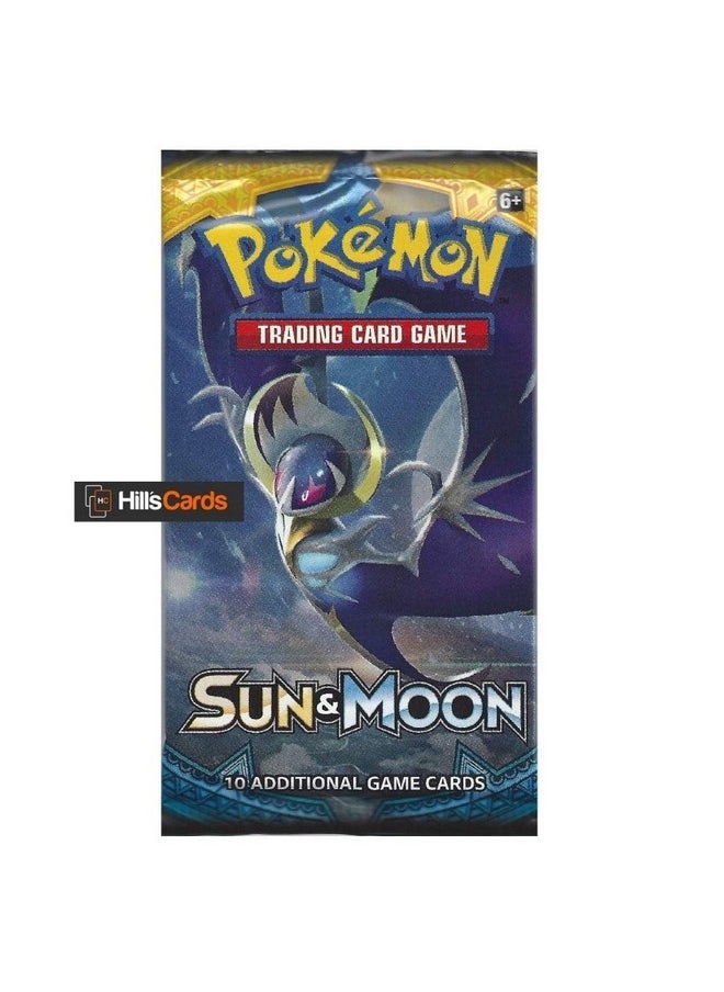 Pokemon - Ed Pokemon Tcg: Sun & Moon Booster Pack Collection Moon (4 Pack) - Image 1