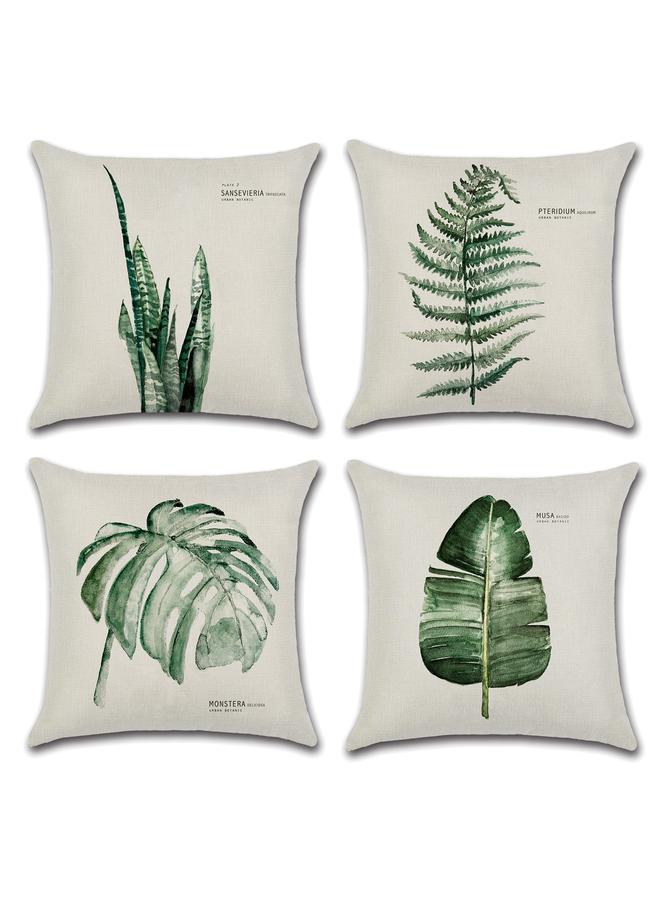 Bluejw New Four-piece Cartoon Pattern Pillow Decorative Set Home Sofa Cushion Decorative Linen Pillow Case  - Image 1