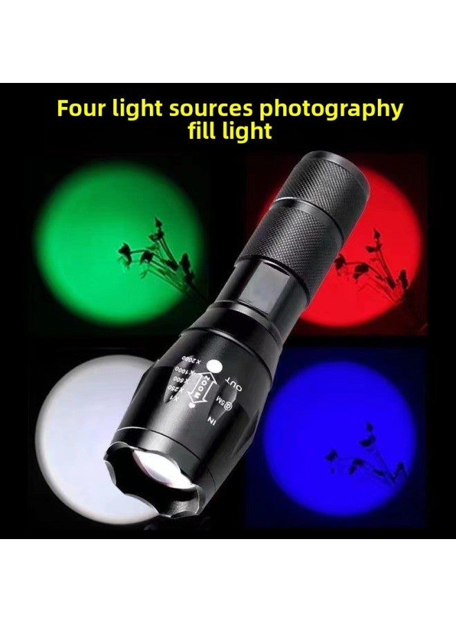 Photo Fill Light Portrait Flashlight Sunset Light Warm Led Light Yellow Light Red Light Green Light Colorful Photography