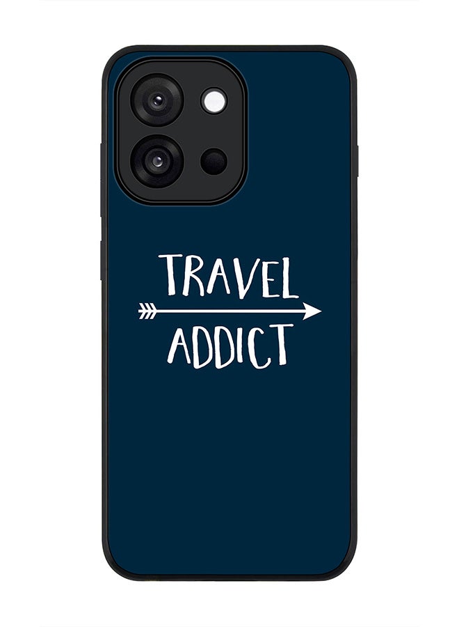 For OnePlus 13s / 13T Case,Slim fit Camera Protection, Shockproof Thin Phone cover  - Travel Addict