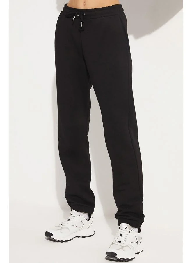 جون June Basic Sweatpant Black