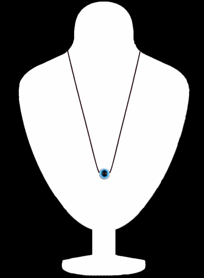 Mahi Evil Eye Pendant Necklace with Black Rope for Men and Women (PS1101857R) - Image 2