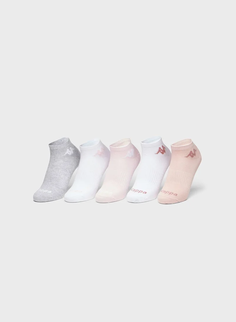 Kappa Kids 5 Pack Berlin Ankle Socks
