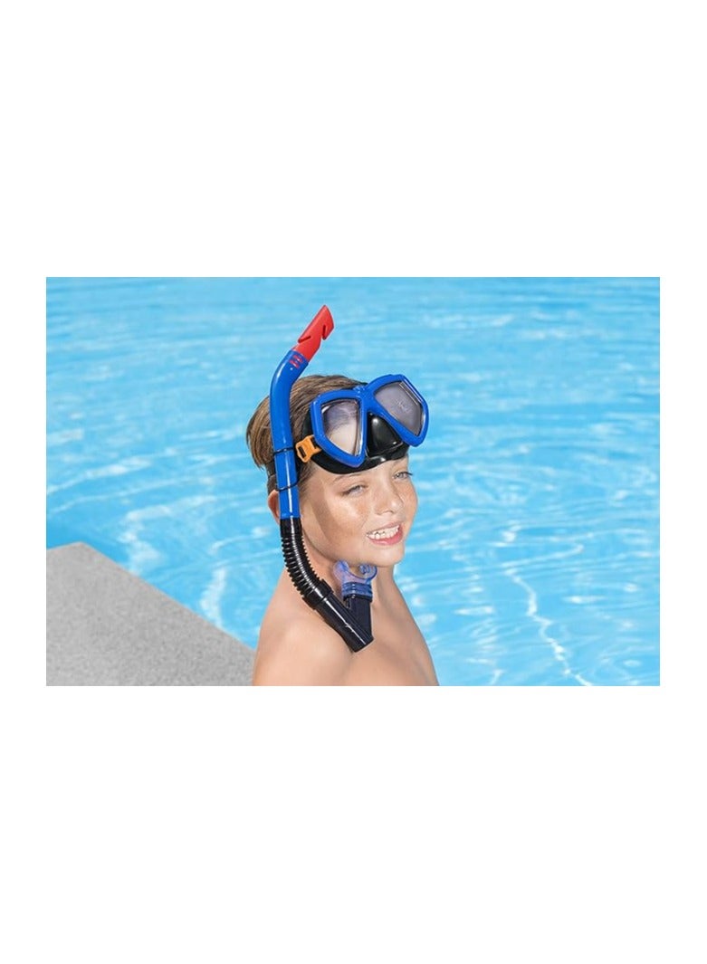 Bestway Multi-Color Diving Set – Comfortable Snorkel and Mask Combo for Kids and Adults, Perfect for Swimming and Underwater Exploration - Image 2