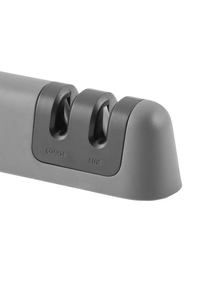 Berghoff Leo Legacy Non-Slip Base Two-Stage Knife Sharpener Grey 4.44 x 3.88 x 17.8 cm 3950389