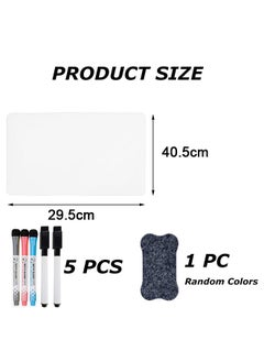 Muyixin Magnetic Dry Erase Calendar Whiteboard with 5 Dry Erase Markers Multicolour  - Image 5