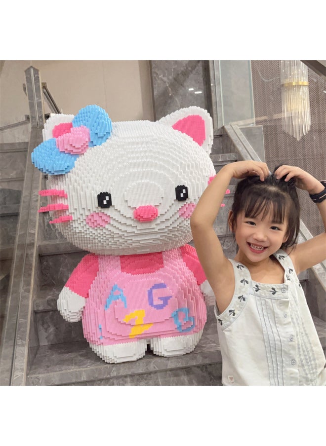 null - Compatible With Lego Toys High Difficulty Puzzle Decoration Adult Hello Kitty Melody Building Blocks Puzzle Girl Series-Color:50cm Coolomi - Image 1